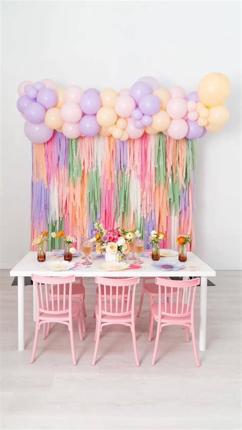 Image result for Plastic Tablecloth Backdrop DIY