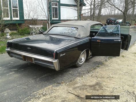1966 Lincoln Continental Convertible With Suicide Doors