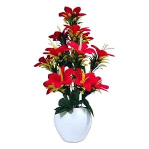 Buy Flora Planet Plastic Artificial Plants For Home Decor & Office ...
