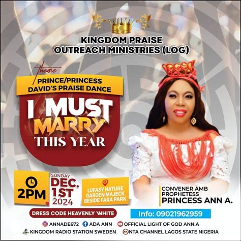 kingdom praise outreach ministries LOG Nigeria/Ghana , Lufasi Nature ...