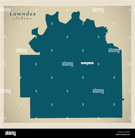 Lowndes map Stock Vector Images - Alamy