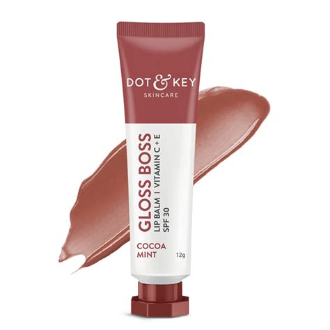 Buy Dot & Key Cocoa Lip Balm With Shea Butter For Naturally Glowing ...