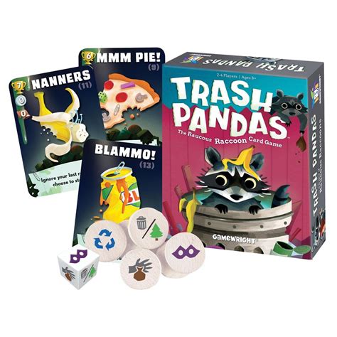 Trash Pandas Card Game by Gamewright