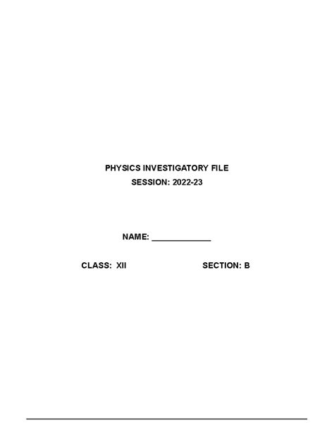 Physics Project: Tangent Galvanometer (Class XII Investigatory Project ...