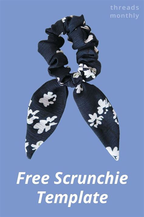 Image result for Printable Scrunchie Pattern