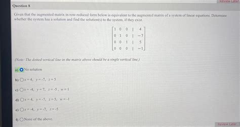 Image result for Augmented Matrix Form
