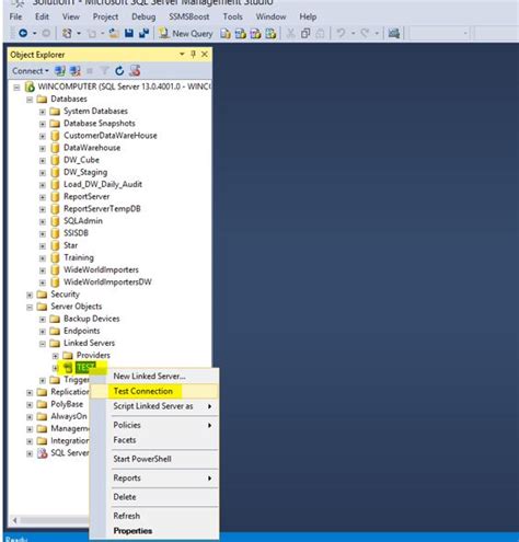 Image result for Linked Server Configuration SQL Server Oracle