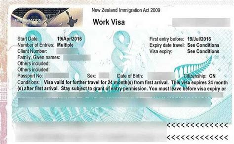 新西兰各类签证介绍