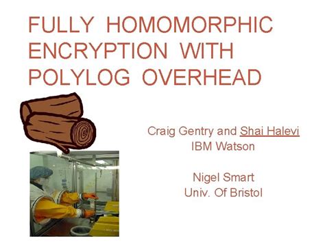 Image result for Homomorphic Encryption Algorithm Craig Gentry