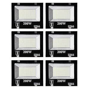 Buy Desidiya Glass 200 Watt Ultra Thin Slim Ip66 Led Flood Light Cool ...