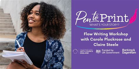Pen to Print: Flow Writing Workshop with Claire Steele and Carole ...
