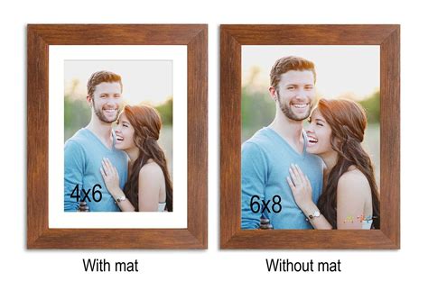 Art Street Synthetic Wood Brown Wall & Table Photo Frame Photo (Brown ...