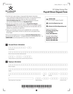 Fillable Online wvOASIS PAYROLL DIRECT DEPOSIT FORM INSTRUCTIONS Fax ...