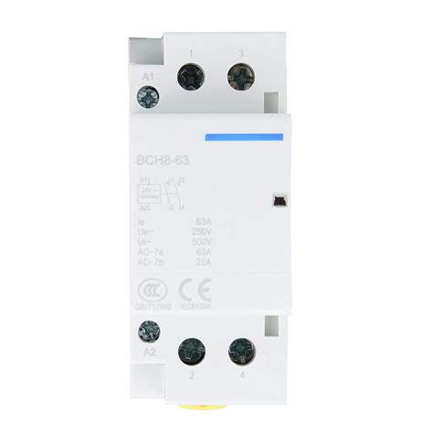 Home AC Contactor, 50/60Hz 2 Pole Modularization Design Contactor, for ...