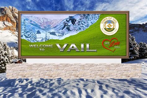 Vail Town Sign Photoshop Creation | Freelancer