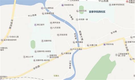 宜春学院地图,食堂,宿舍_大山谷图库