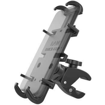 RAM-HOL-PD4-400-1U クレイドルホルダー(M)&タフクロー(S)セット Φ15.9-28.9mm対応 一体式 ラムマウント ...