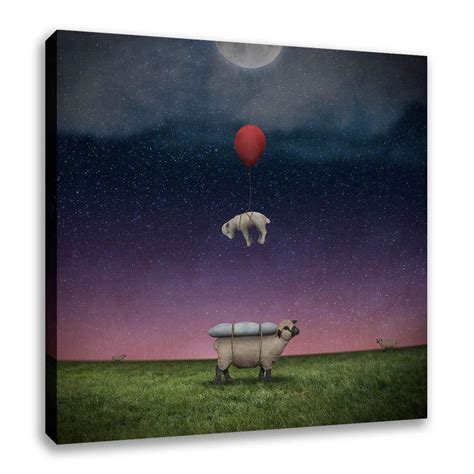 Soft Landing 13409 Contemporary Art Painting | Surrealism artwork | Buy ...