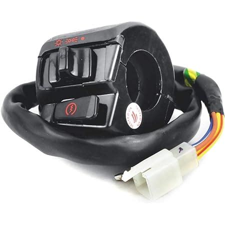 Uno Minda SW-0659Z Handle BAR Switch- Left Side (SELF/Kick) for-Hero ...