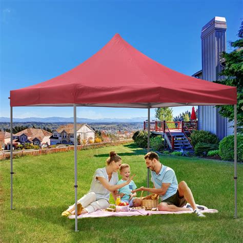 Buy GDY 10x10 Ft Outdoor Pop Up Canopy Tent, Commercial Portable ...