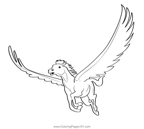 Printable Pegasus Coloring Pages - astra.edu.pl