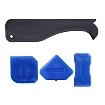 Generic 4PCS Blue Hand Tools Caulking Tool Kit Finish Joint Sealant ...