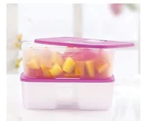 Tupperware Plastic Freezer Mate 1.5 Litre Set of 2 Pc : Amazon.in: Baby ...