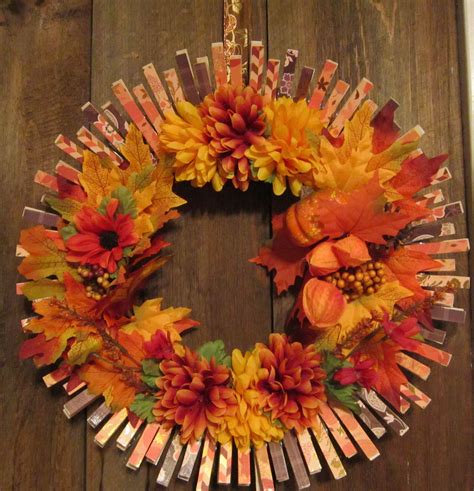 fall wreath craft ideas