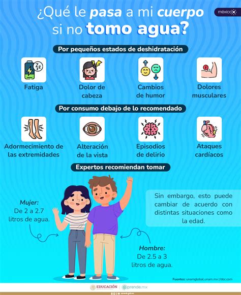 ¿Qué le pasa a mi cuerpo si no tomo agua? - Nueva Escuela Mexicana Digital