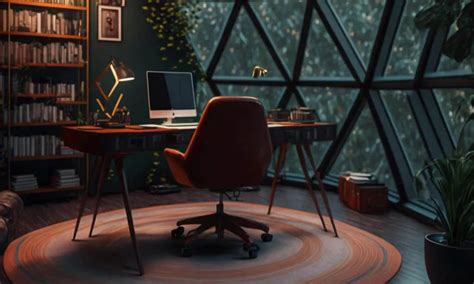 Computer Study Table Setup 的图像结果