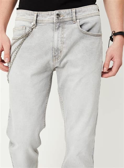 Buy Men Washed Regular Fit Jeans Online at just Rs. 1499.0 ...