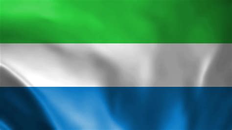 Sierra Leone Flag Stock Video Footage for Free Download