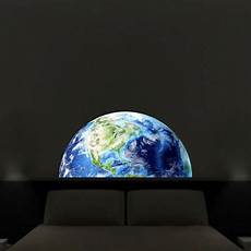Earth Wall Mural by Half Earth Wall Mural Decal Space Wall Decal Murals Earth Wall Mural