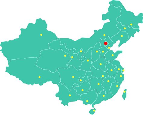 简易中国地图图片