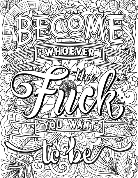 Funny Adult Coloring Page | Etsy