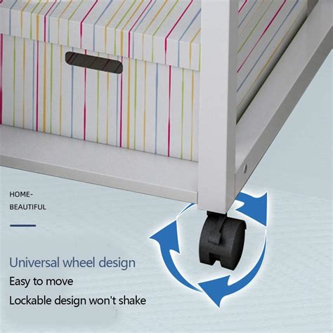 Buy Adjustable Bedside Table with Wheels and Storage, Sofa Side Nursing ...