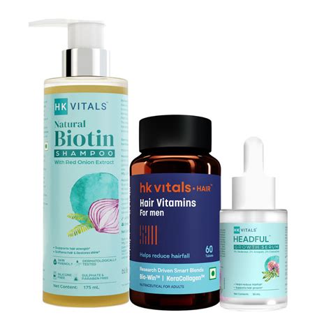 Buy HealthKart HK Vitals Hairfall Solution Kit For Stage 1 Online