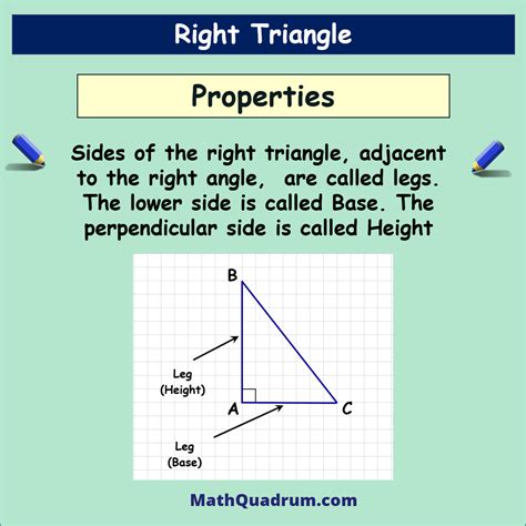 Image result for Formula for a Right Triangle