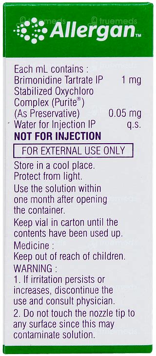 Alphagan Z 0.1% Eye Drops 5 ML | Order Alphagan Z 0.1 % Eye Drops 5 ML ...