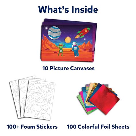 Buy Skillmatics Foil Fun Up In Space - Art & Craft DIY Activity Kits ...