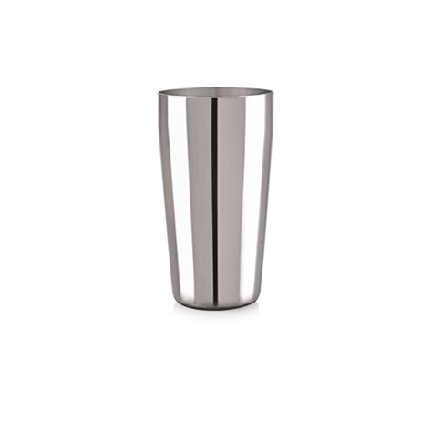 Buy Neelam Stainless Steel 8 22G PRM Lassi Glass, 500 ml, Silver Online ...
