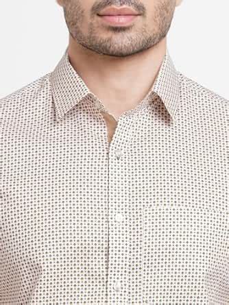 15Buttons Men's Vintage Dobby Shirt (S) | 100% Cotton Semi-Formal Shirt ...