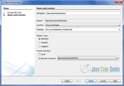 EJB in Java Tutorial 的图像结果