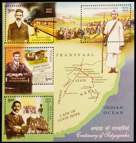 Centenary of Satyagraha – Banknotecoinstamp