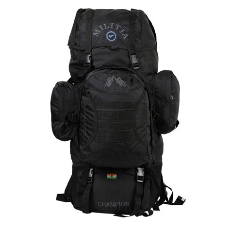 Militia Champion Black Rucksack 80 L