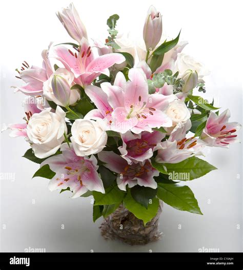 Bouquet Of Pink Lilies