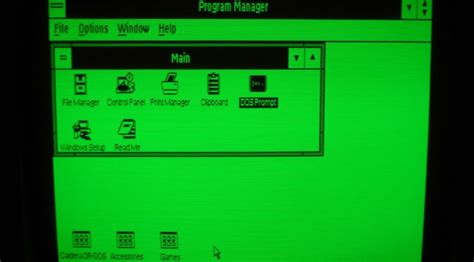 Image result for Windows 3.1 Program Manager