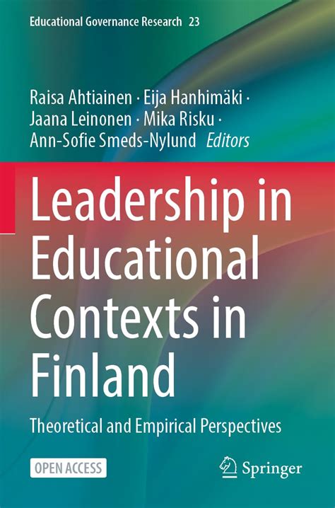 Buy Leadership in Educational Contexts in Finland: Theoretical and ...