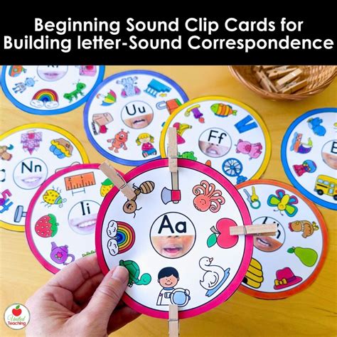 Alphabet Beginning Sound Clip Cards for Building Letter-Sound ...