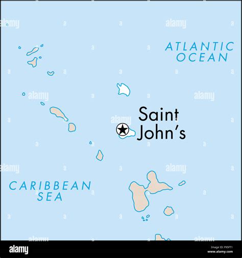 Maps of antigua and barbuda hi-res stock photography and images - Alamy